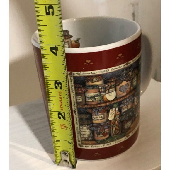 Lang & Wise Mug Virginia's Preserves Collector Coffee Cup By Susan Winget 1997 - Picture 8 of 8